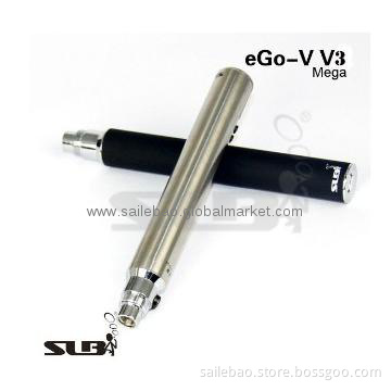 Newest ego battery variable voltage ego vv3 mega 1200mAh from SLB